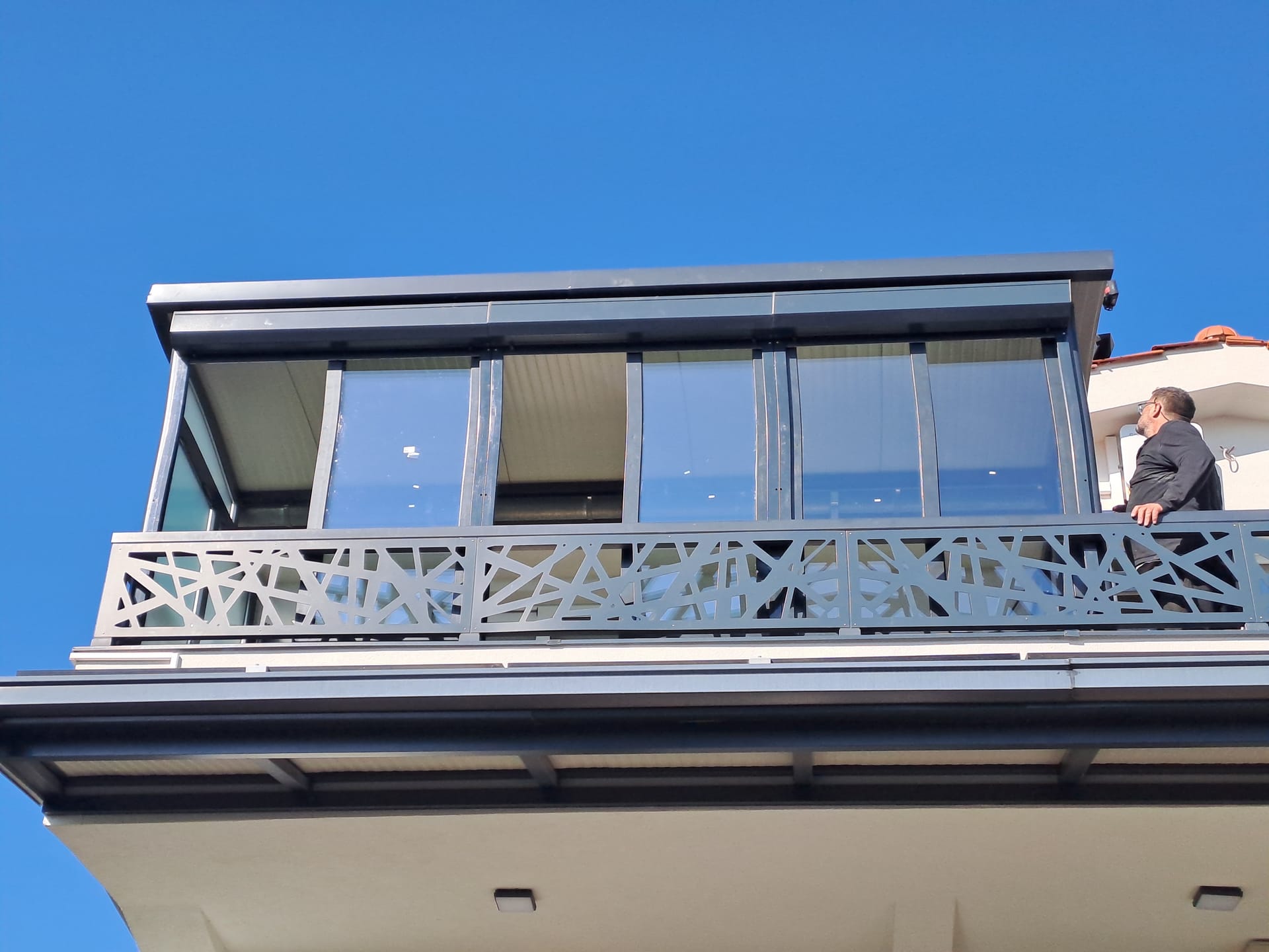 Staklena stijena, apartman na Krku
